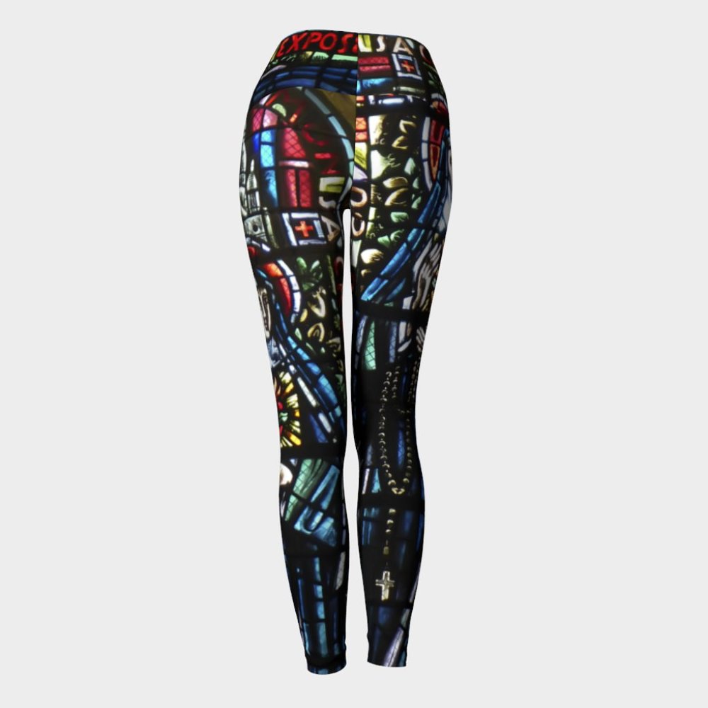 Luxe Yoga Leggings - Sacre Coeur
